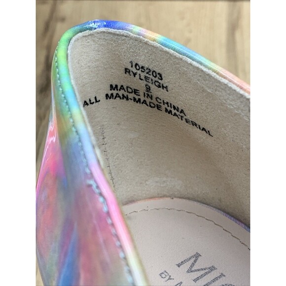 Michael Ry leigh Patent Leather Pointed Toe Stiletto Heels Size 9M Multicolored - Picture 9 of 16